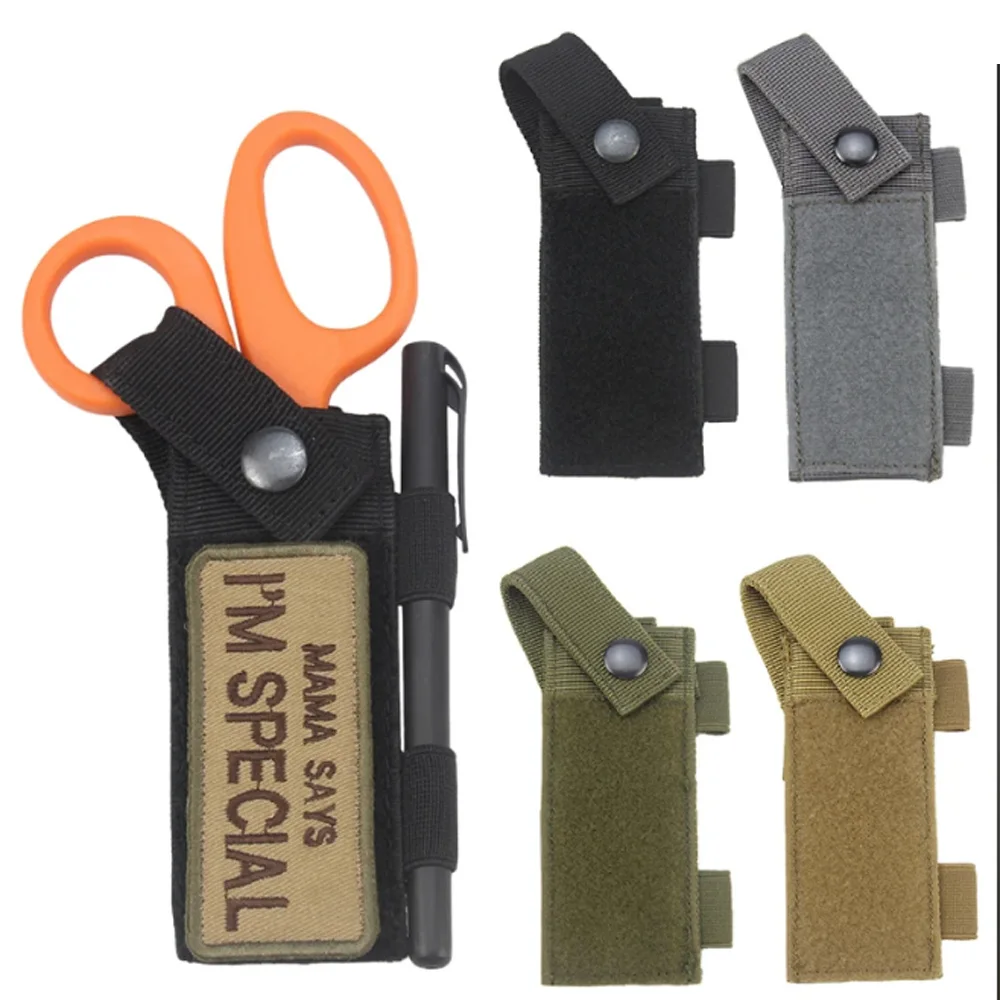 ​​MOLLE Scissors Waist Bag - EDC Tool Pouch for Flashlight, Multitool Holder | Hiking Hunting Accessories​
