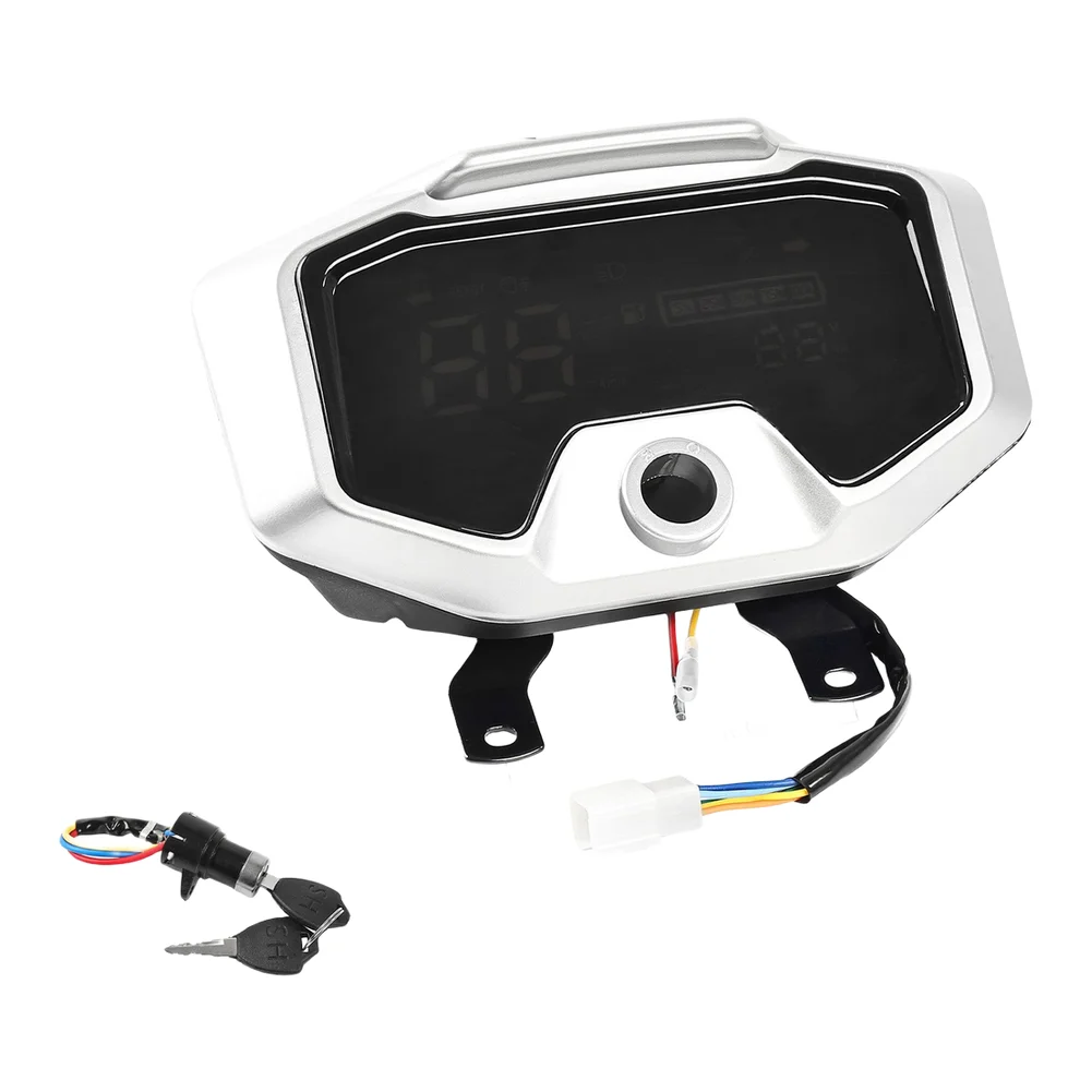 LCD Speedometer Odometer for 48V 60V 72V For Electric Tricycle with Turn Signal Light ABS Case 22 13CM Measurement