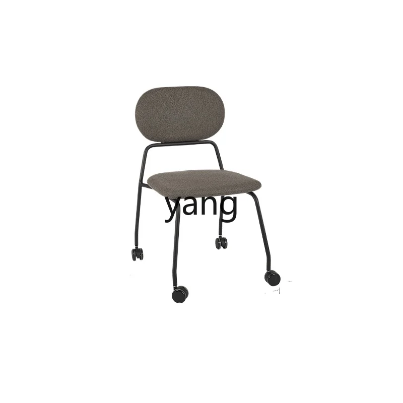 

Yjq Creative Stackable Computer Chair Conference Room Removable Office Chair Simple Staff Bedroom Desk Chair