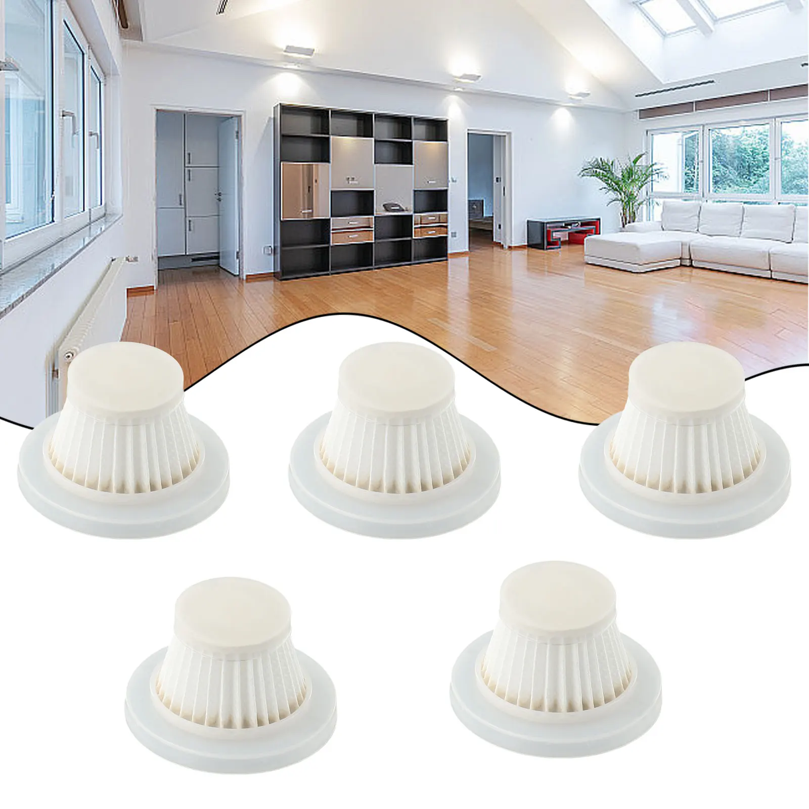 1/3/5 pezzi aspirapolvere per auto filtro HEPA aspirapolvere senza fili filtro lavabile pratici accessori per pulizia portatile