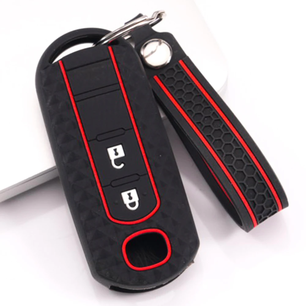 Smart Key Shell With Wrist Strap For Mazda 2 3 6 Axela Atenza CX5 CX 3 CX7 CX8 CX9 CX30 CX50 MX5 Miata 3 BM 3 BN 6 GJ CX5 KE