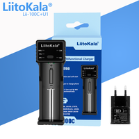 LiitoKala Lii-100 Lii-100B Lii-100C 18650 Battery Charger For 26650/18350/16340/18500/AA/AAA 3.7V 1.2V 3.2V LiFePO4 battery