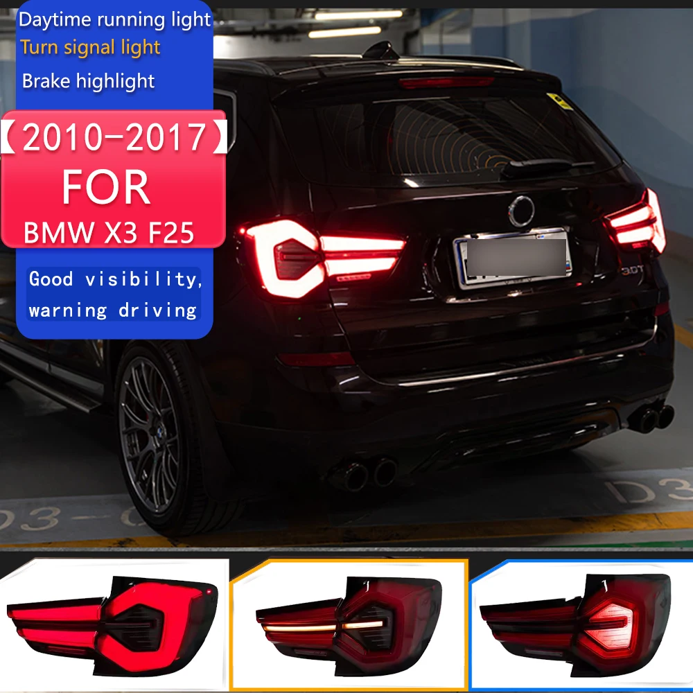 

Задний фонарь для BMW X3 F25 Светодиодный задний фонарь 2010-2017 F25 X3 Задний фонарь Задний противотуманный тормозной сигнал поворота Автомобильные аксессуары