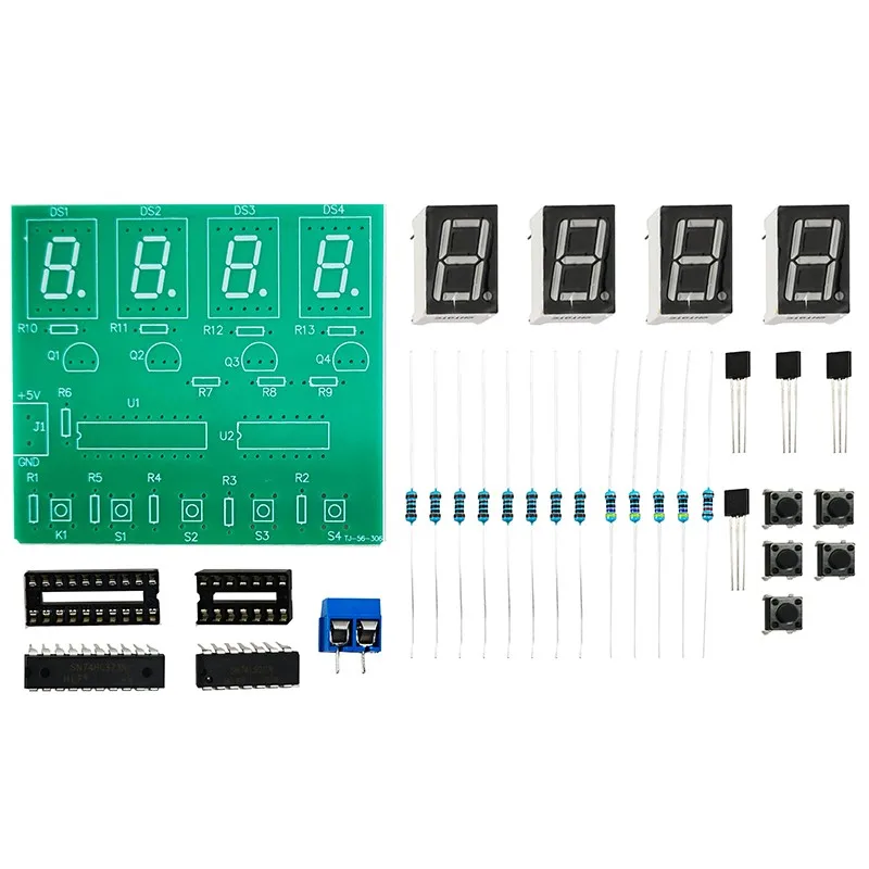 Tristate Gate Four Person Answering Machine Kit Digital Circuit Electronic DIY Welding Parts