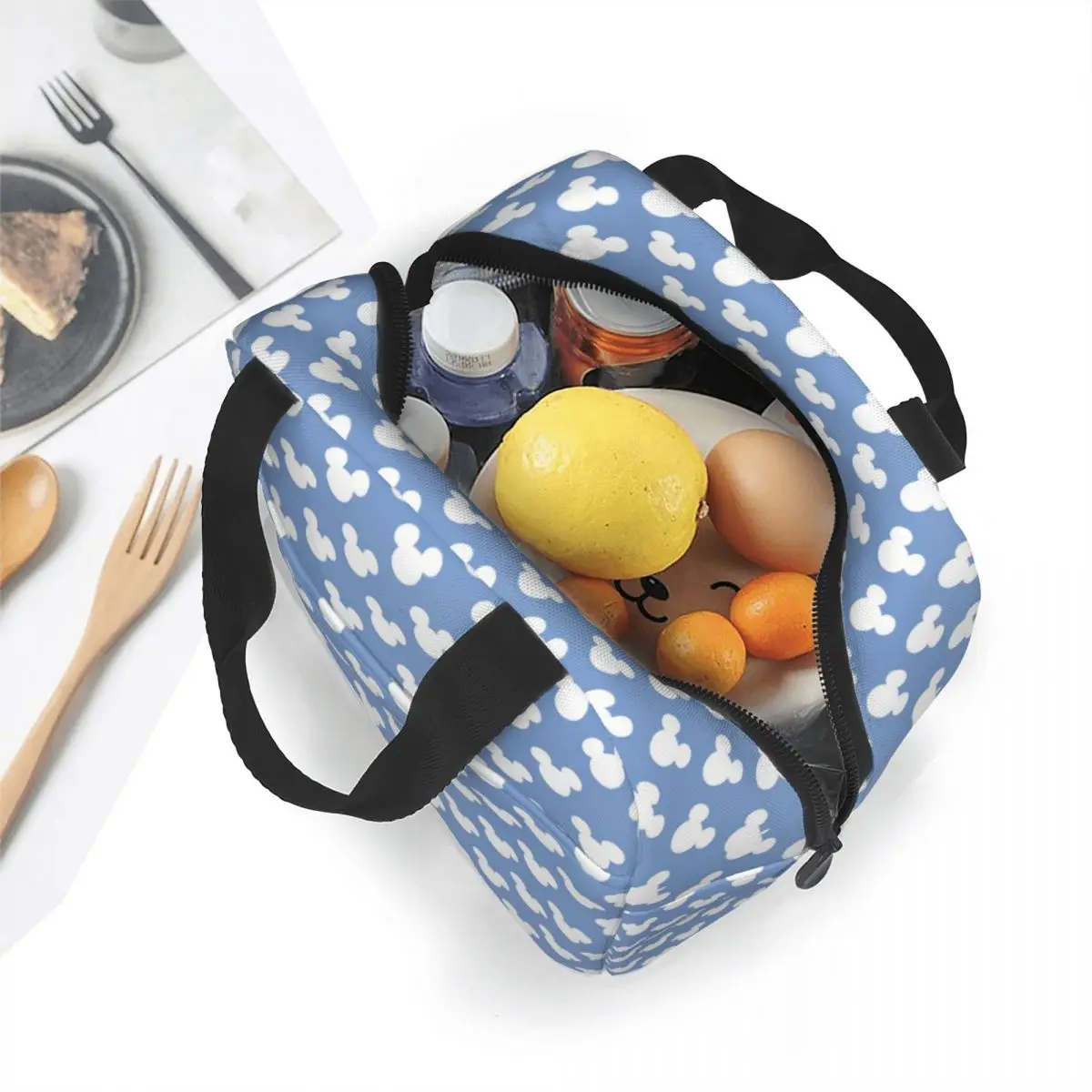 Mickey Mouse (15) Insulated Lunch Bags Portable Meal Container Cooler Bag Tote Lunch Box School Travel Men Women