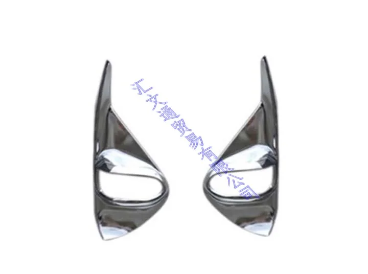 For Toyota Prius XW50 PHV 2015-2021 2018 Decorate Accessories ABS Chrome Front Fog Light Lamp Cover Trim Molding Bezel Garnish view 5