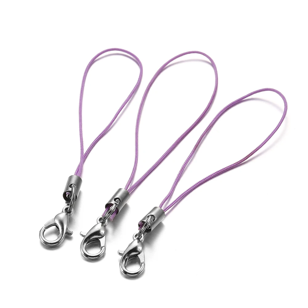 20/50/100 Stück Lanyard Lariat Strap Cords Karabinerverschluss Seil Schlüsselanhänger Haken Handy Set Charms Schlüsselanhänger Anhänger Schlüsselanhänger Zubehör