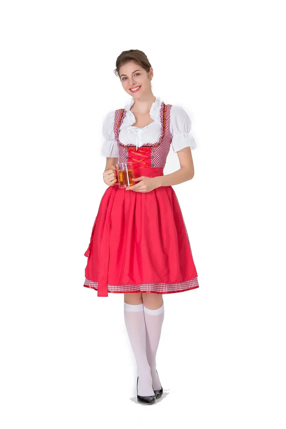 Sexy bierkostuum jurk Duits bier Oktoberfest Halloween Party Cosplay uniform