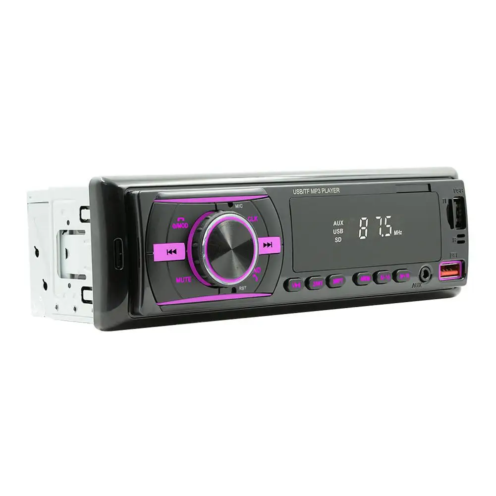 

Car Fm Radio Bluetooth-compatible Mp3 Player Usb Charging Rca Audio Subwoofer U Disk Card Reader Cd Dvd