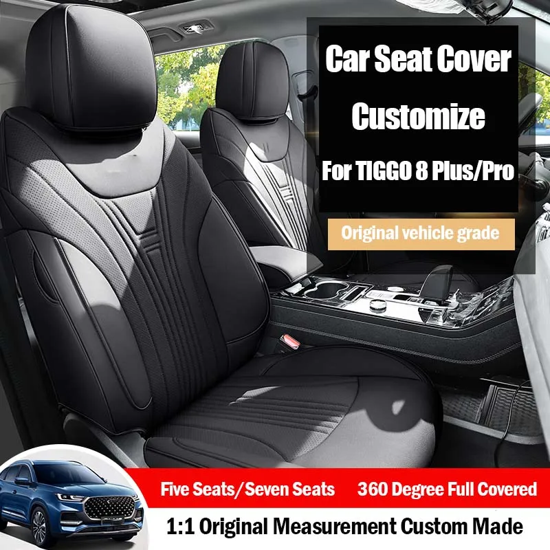 Car Seat Cover Specific Customize for Chery TIGGO 8 plus/pro Front and Rear  Full Set 5 seats