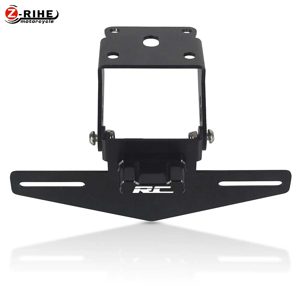 

FOR DUKE 125 200 250 390 RC Duke 2017-2020 2021 Rear License Plate Tail Frame Holder Bracket With LED Light 2022 2023 Motorcycle