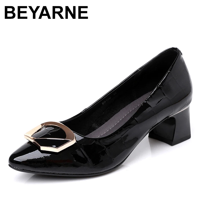 

2025 модная офисная обувь OL, новинка 2024, женские лаконичные туфли из натуральной кожи на мелком высоком каблуке, женские туфли-лодочки с острым носком