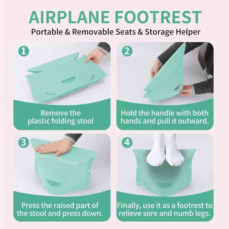 1/2/4 قطعة المحمولة كرسي بلا ظهر قابل للطي حقيبة التخزين مع مقبض حمل مستخدمين السفر في الهواء الطلق التخييم سلة فاكهة كرسي قابل للطي #5