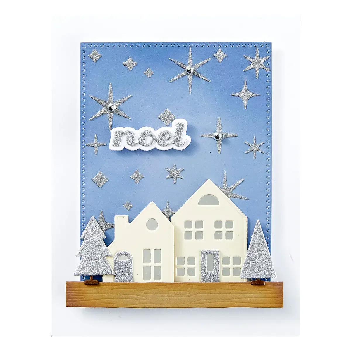 Craft Clearance 2024 Christmas Trees Woodland Fox Metal Cutting Dies Hot Foil Stencil for DIY Decorating Scrapbook Paper Album
