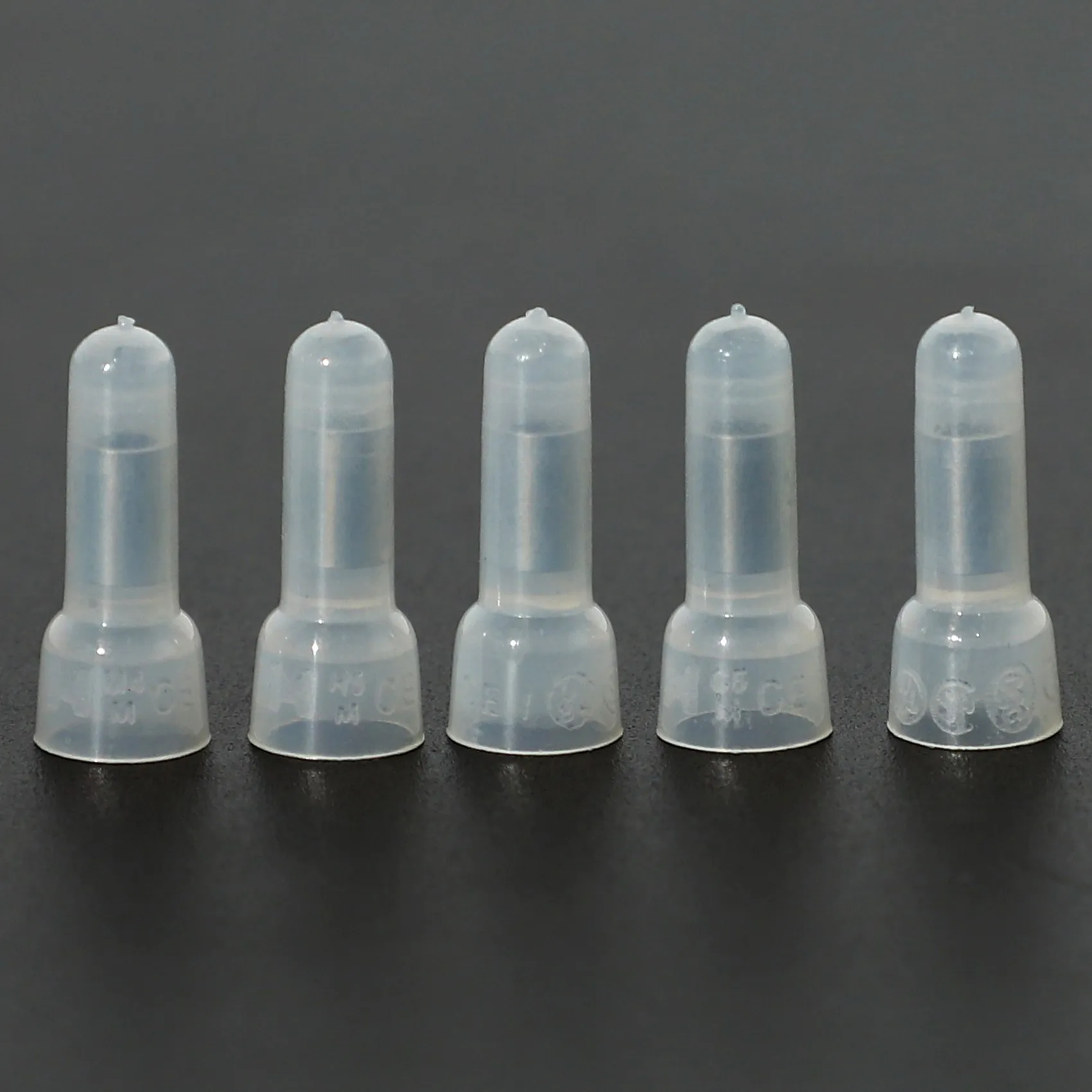 100pcs Nylon Closed End Cap Insulated Connectors Wire Crimp Terminal 16-14 AWG