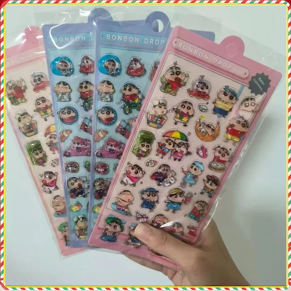 /สติกเกอร์ลายนูนลายการ์ตูนครายอน ชินจัง สติกเกอร์รางวัลสำหรับเด็ก สติกเกอร์แฟชั่น ดีไซน์สวยงาม สติกเกอร์ตกแต่งสุดเก๋！