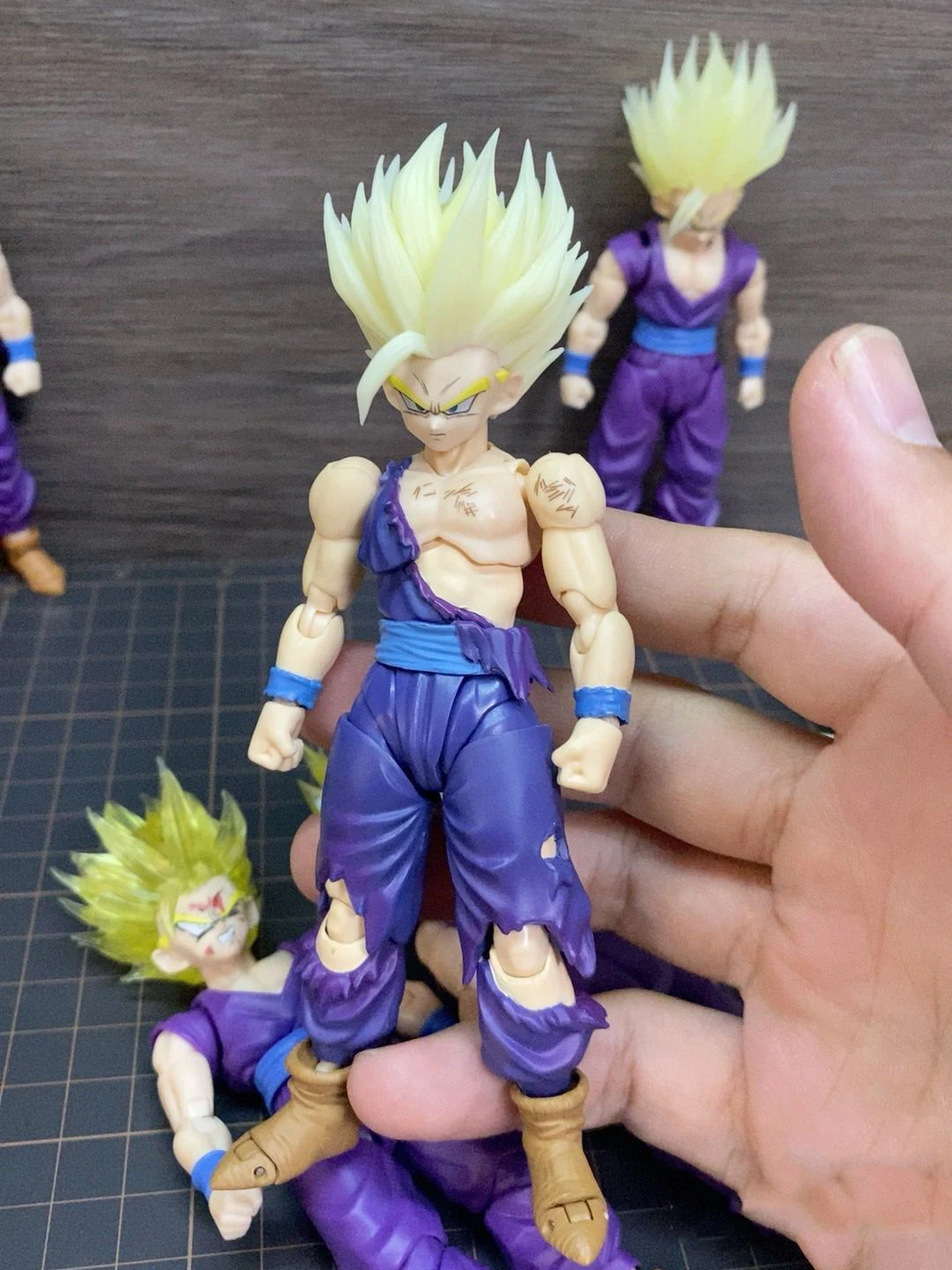 In Stock Tigery 3.0 Dragon Ball SHF Super Saiya SSJ2 Gohan Heads Accessories Custom Anime Action Figures Toys Models