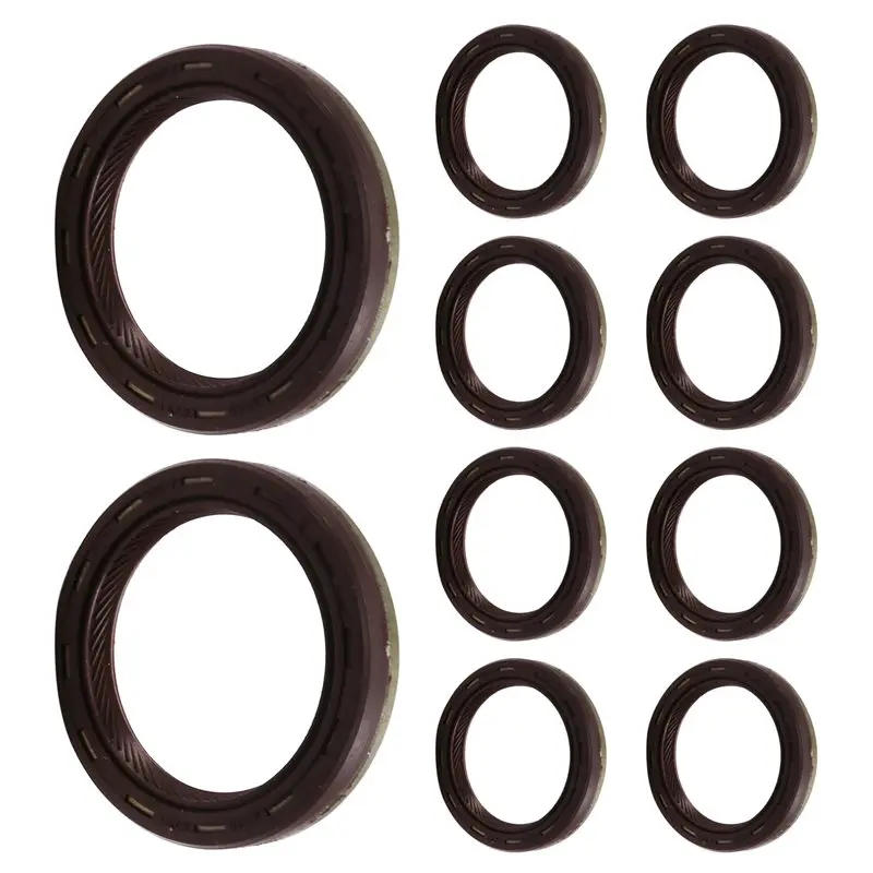 

A80X-Main Oil Seal 10PCS Front Crankshaft Engine For For CRUZE Sonic Epica Excelle-XT GT 25194224 24447223 24465791