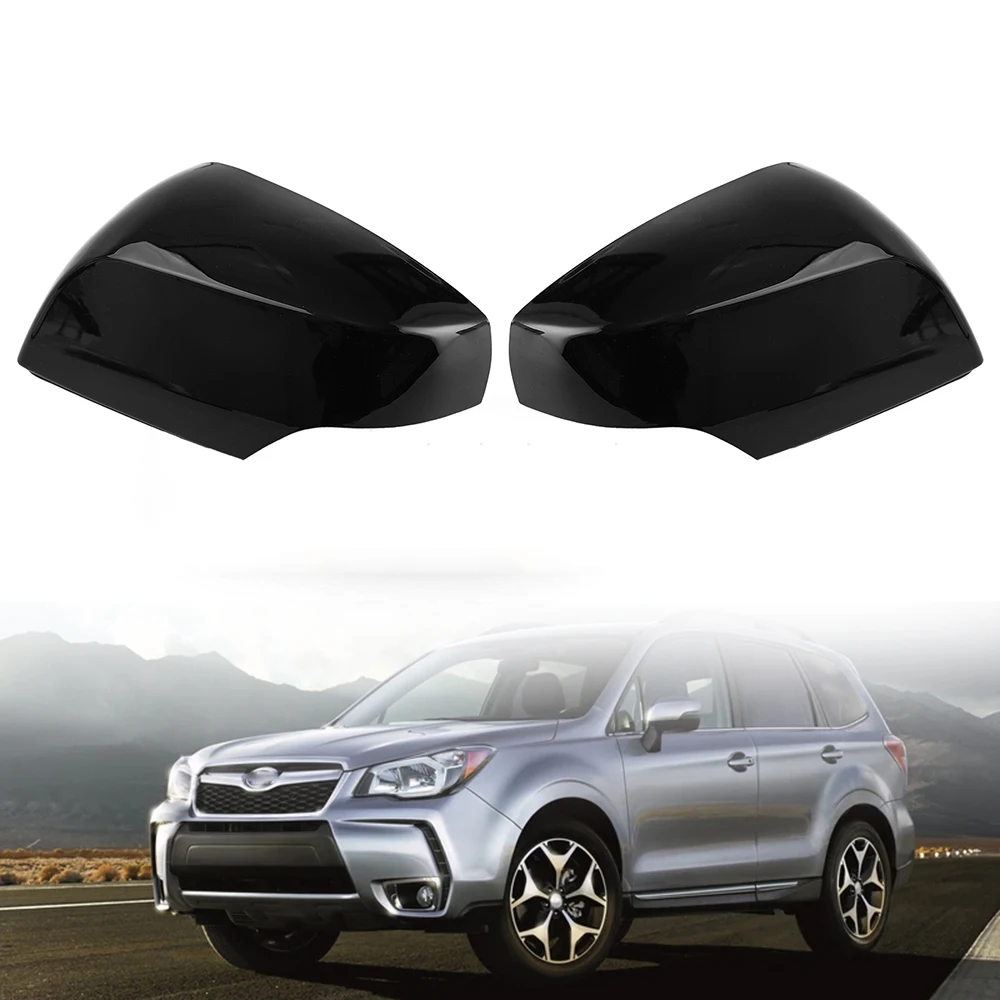 2PCS Replacement Rearview Side Mirror Covers Cap for Subaru Forester 2014 2015 2016 2017 2018 91059AJ200 91059AJ210