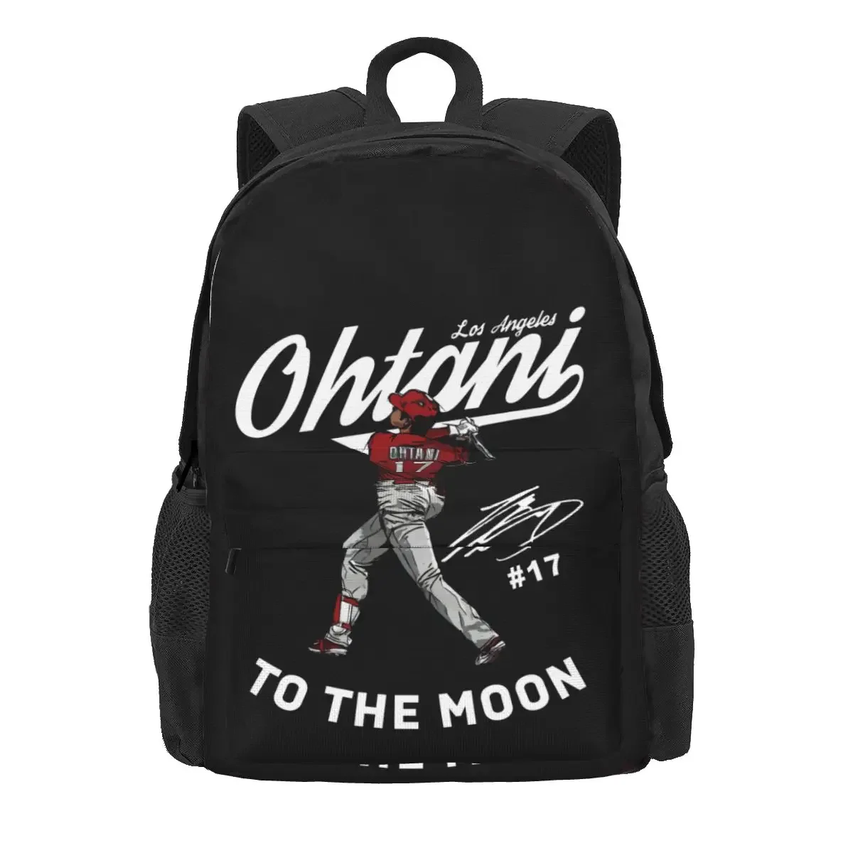Shohei Ohtani 17 Los Angeles Large Capacity Backpack Gym Creative Sports Style Bags For Travel