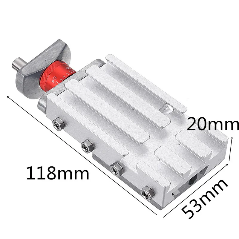 Blocco di scorrimento longitudinale con scorrimento a croce in metallo da 118 mm per mini tornio Alimentazione Asse di sollievo Y/Z Z008M Parte CNC