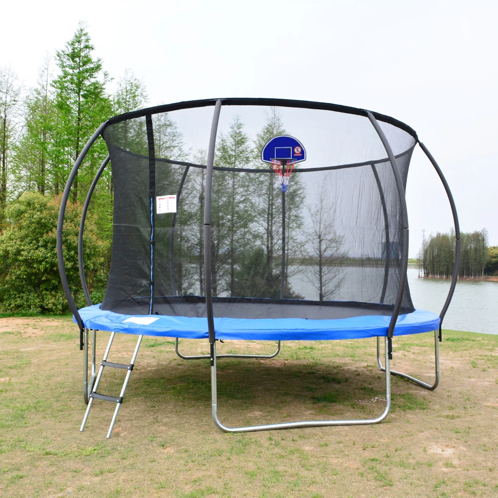 

Big Professional Round Commercial in Ground Adult Sports Trampoline Outdoor 10ft 12ft 8ft 14ft New