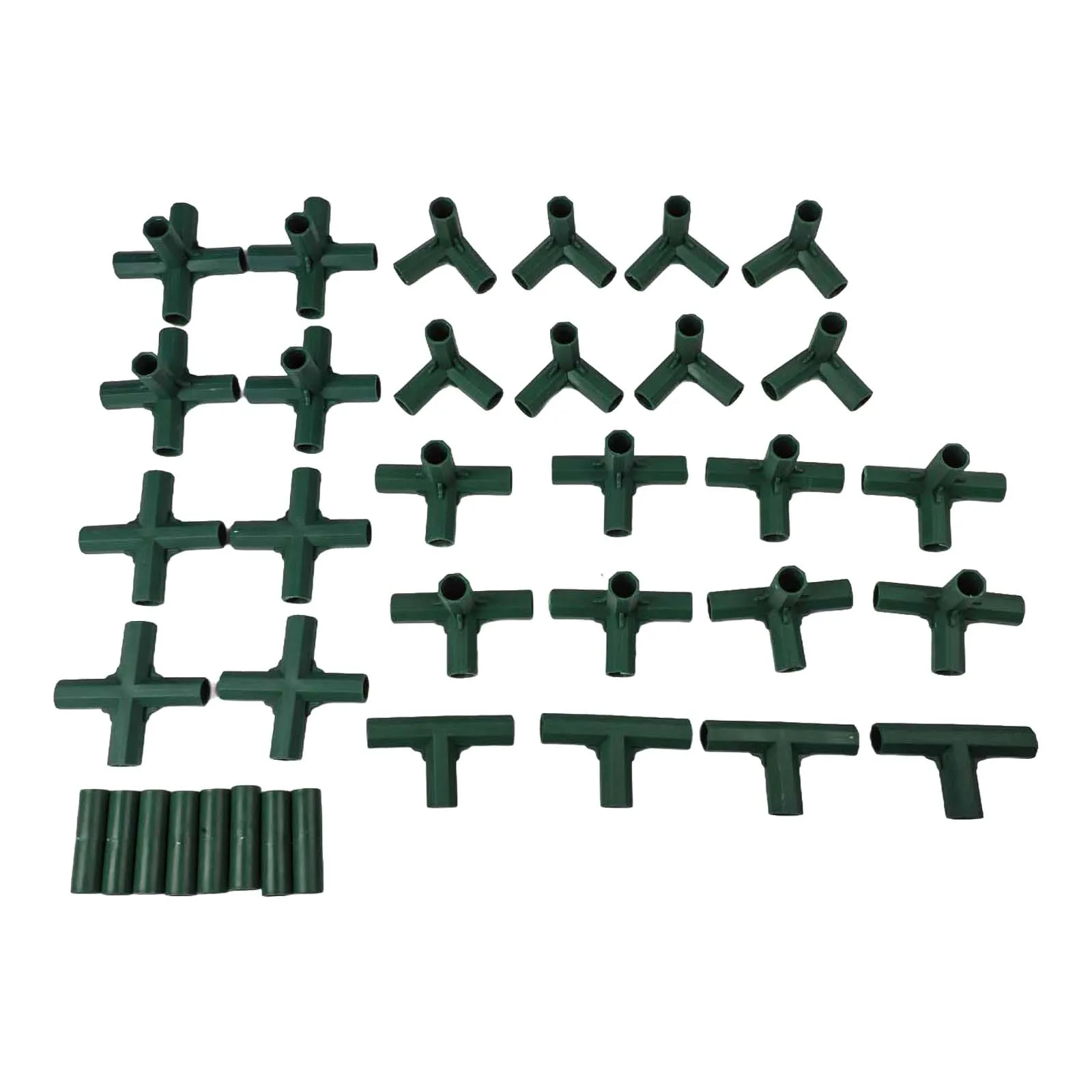 

For Gardening For Organization Garden Frame Connectors 16mm Tube Connectors Multi Purpose Garden Connectors Total Pieces 36