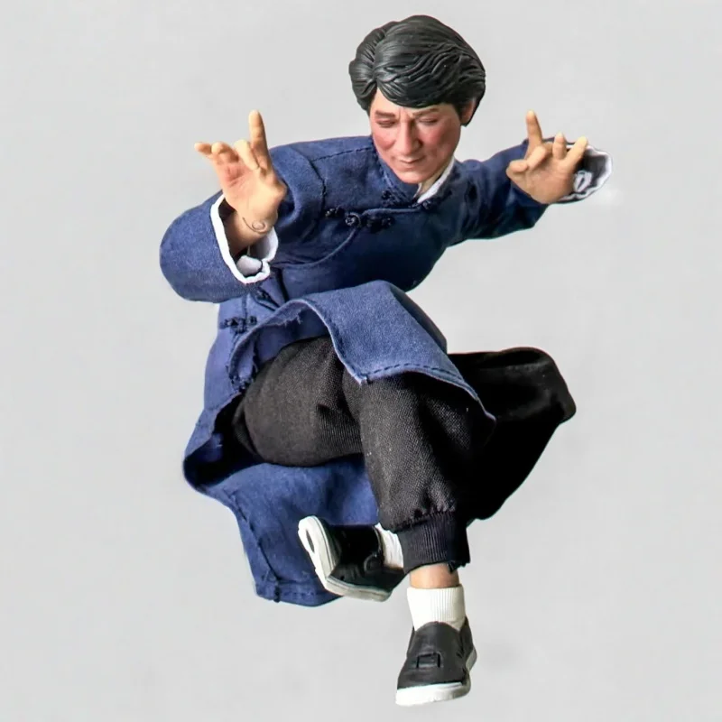 جبل ستوديو جاكي تشان عمل الشكل في حالة سكر ماستر سلسلة الأصلي تحصيل القماش ثوب الصينية الكونغفو المنقولة لعبة مجسمة