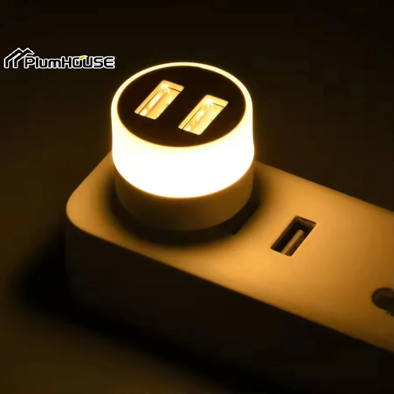 USB Light LED USB Book Lamp Eye Protection Reading Light Computer Reading Lamp Mobile Power Charging Book Lamps Mini Night Light