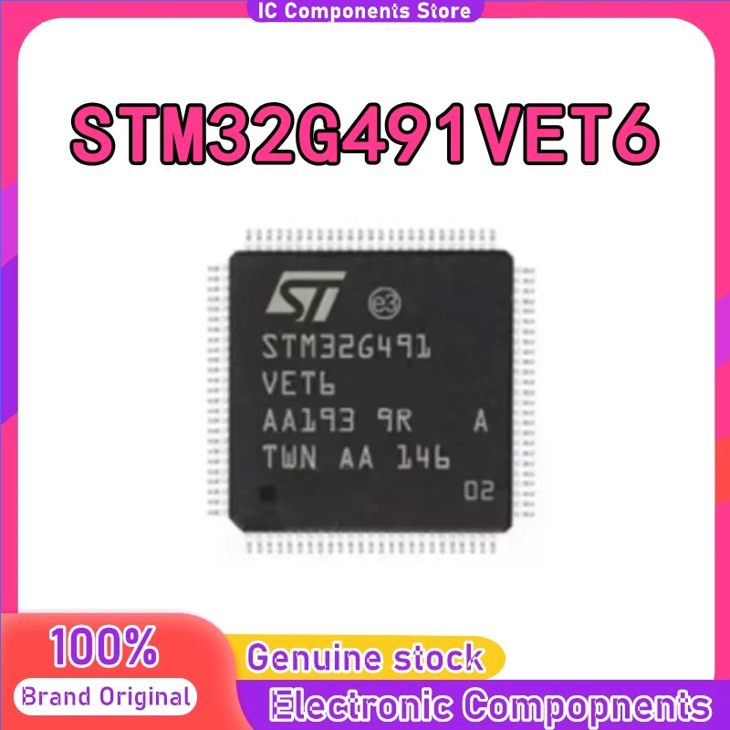 

Микроконтроллер STM32G491VET6 LQFP100 STM32G491