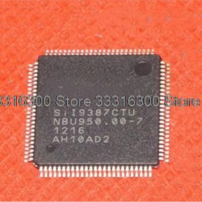 5PCS New SIL9387CTU  SII9387CTU   QFP100 Microcontroller chip IC