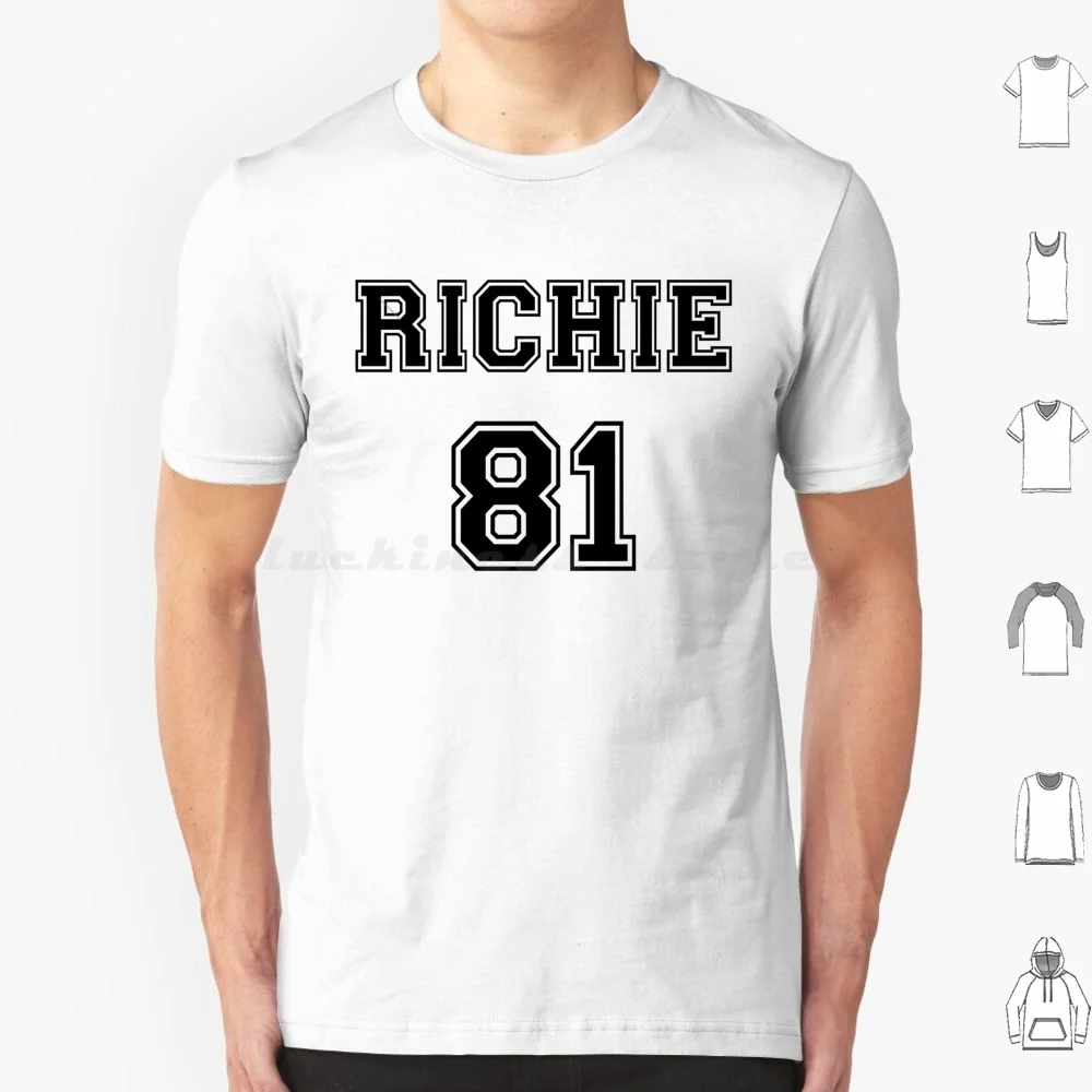 Richie 81' Sportive / Football Jersey Look T Shirt 6xl Cotton Cool Tee Lindsay Lohan Britney Spears Tumblr Pop Culture Pop