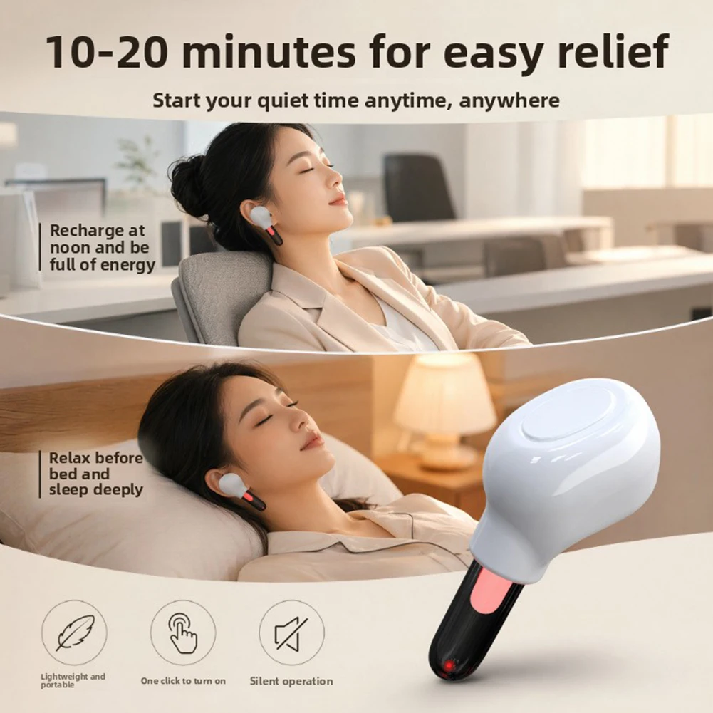 inner ear health massager Ear canal inflammation Red light therapy treatments device 650nm Red Light Non-Invasive Healing