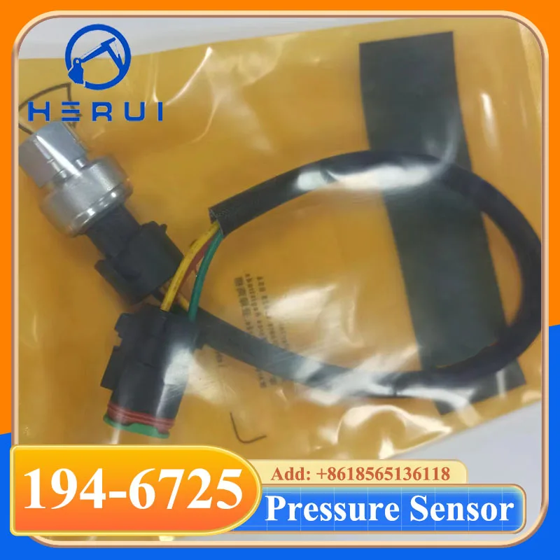 

High Quality Oil Pressure Sensor 194-6725 1946725 for 322C 324D 325D329D 330D 336D 345D 349D 3126B Excavator