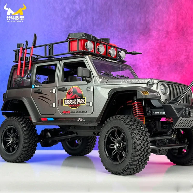 New upgrade MN128 4wd Off-road vehicle JP Dinosaur version adds mood piece upgradable metal parts New Year gift