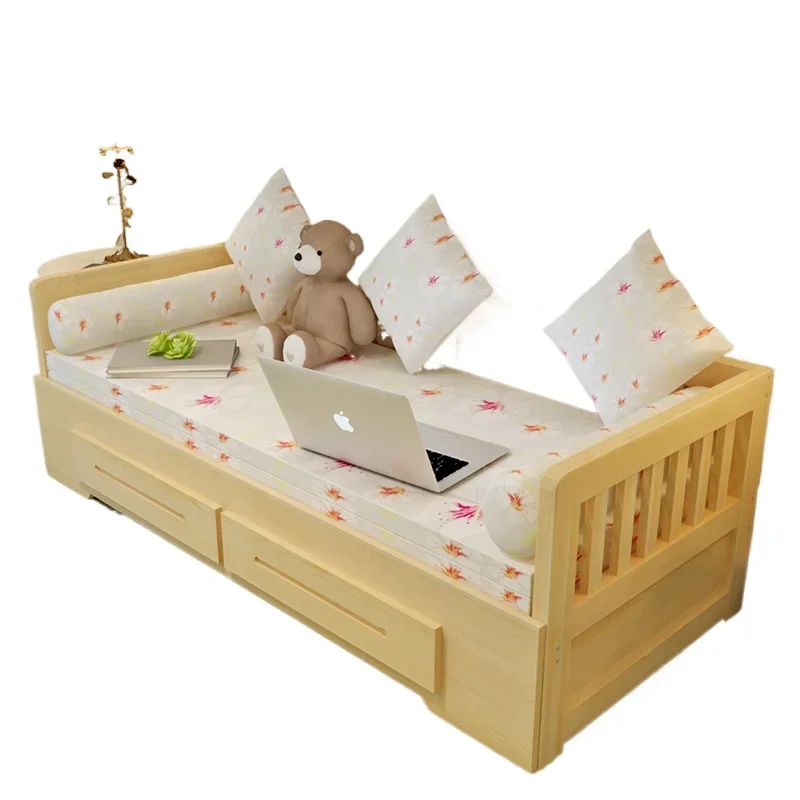 The living room can be folded, multi-functional pull-out type, dual-purpose small household economy