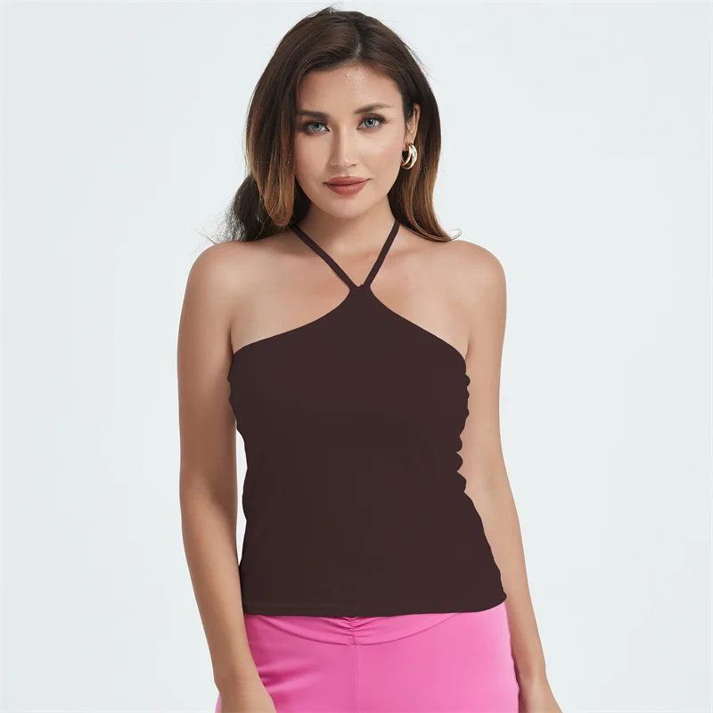 Women Summer Tanks Camis Vest Fashion Casual Sleeveless Cotton Elastic Ladies Street Personality Tanks Tops Tees Hotsweet B3036
