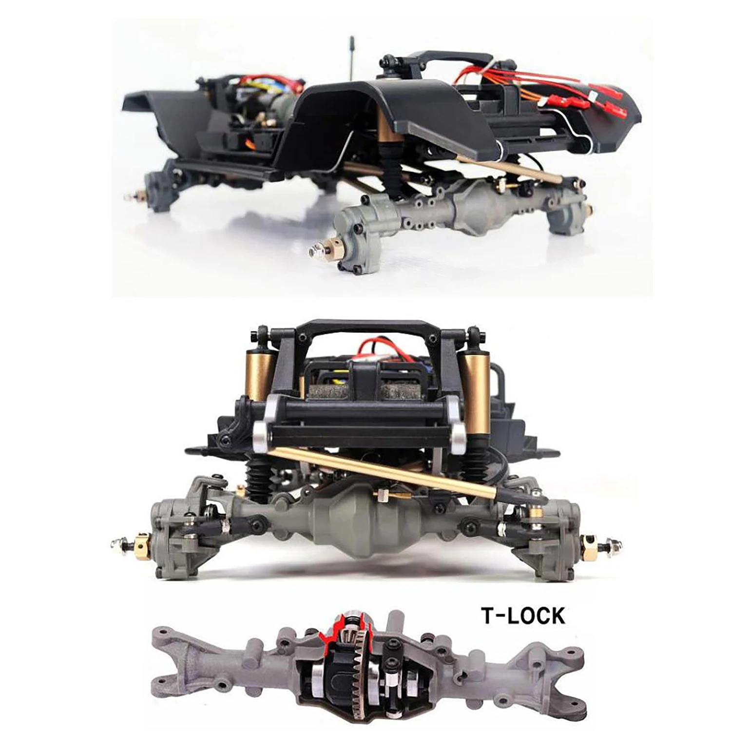

YIKONG 1/10 YK4102 4WD RC Crawler Car Model Remote Control Off Road Vehicles ESC Motor Servo W/O Battery Toy