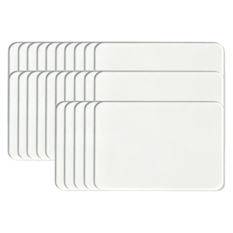 9~50er-Set 5×3cm Rechteckiges DIY-Acryl-Magnet-Set Kühlschrankmagnet Heimdekoration Individuelle Fotos Postkarte Handgemachtes Kunsthandwerk