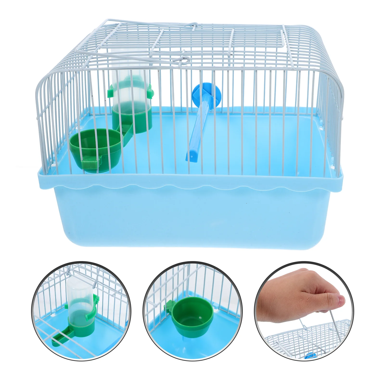 

Parakeet Cage Macaw Portable Birdcage Parrot Cages for Parakeets Lovebird Birds Carrier