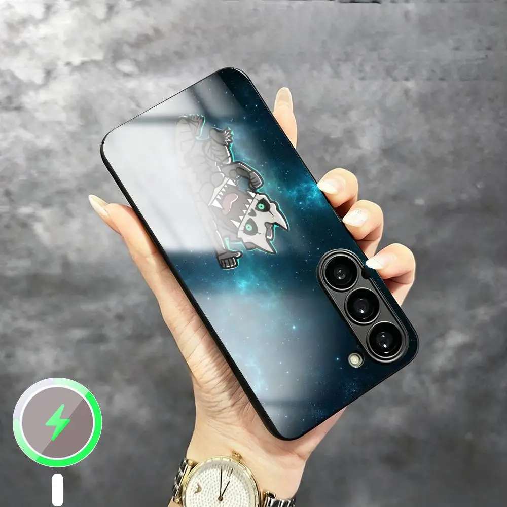 Popular classic anime KaIjuS 8 Phone Case For Samsung S26 S25 S24 S23 S22 S21 Plus Ultra Note Glass Magnetic Case