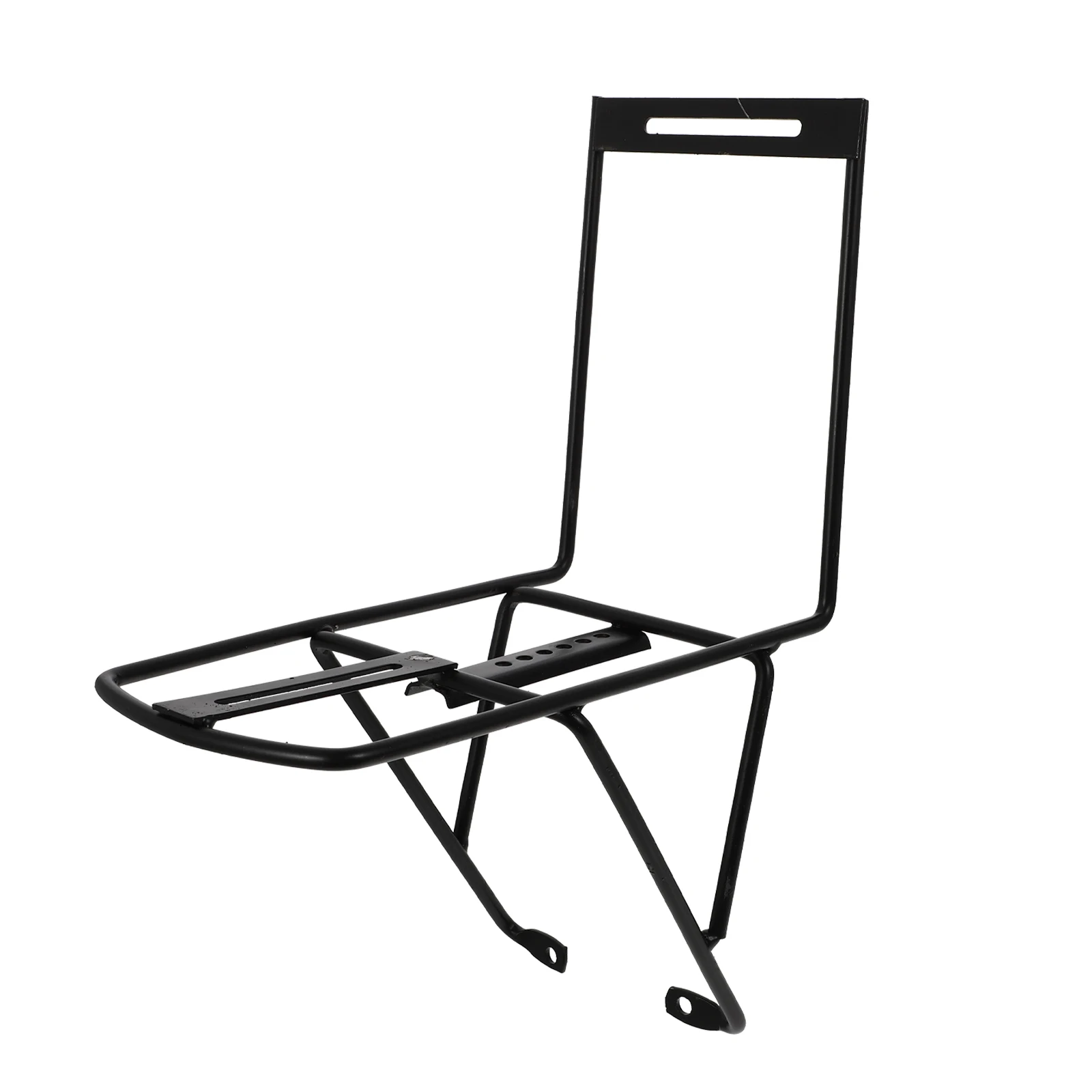 Universal Front Bicycle Basket Frame Steel Made Mountain Bike Luggage Rack Shoulder Carrier for Front Fork Block