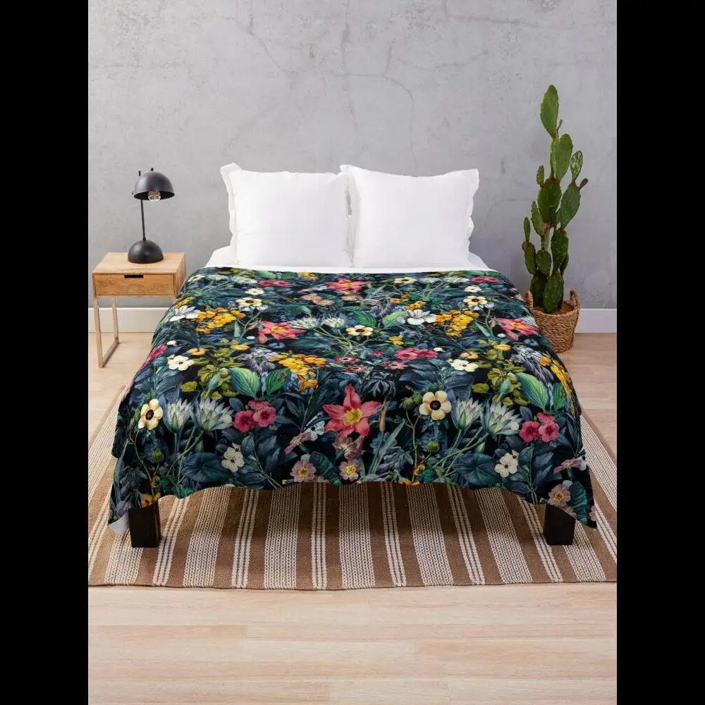 

Exotic Garden Throw Blanket Soft Cozy Decor for Your Living Room or Bedroom