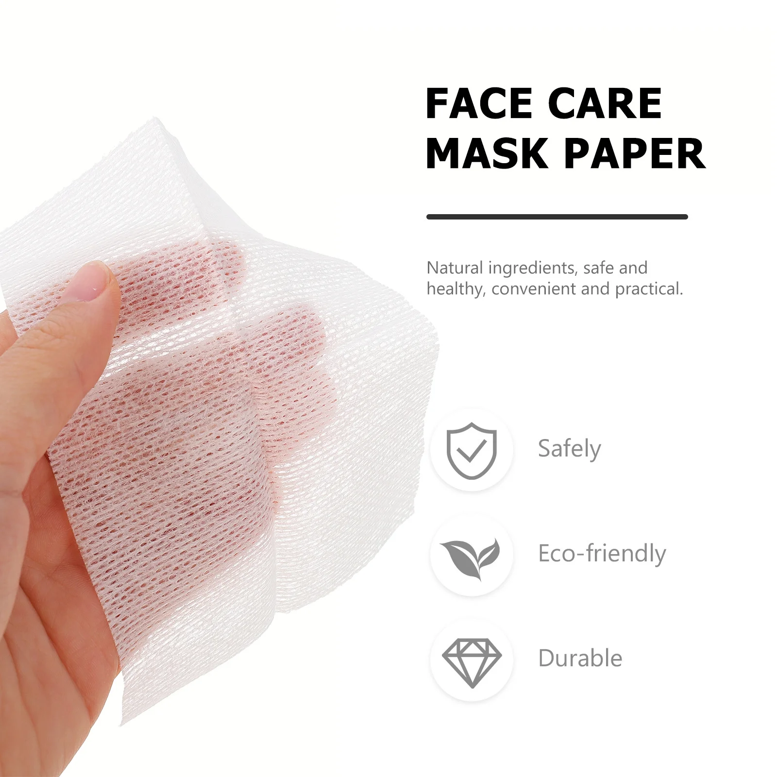 Masque Facial unique en papier Non tissé de qualité supérieure, 200 pièces, doux et confortable pour les soins quotidiens de la peau du visage, feuilles de masque hydratant