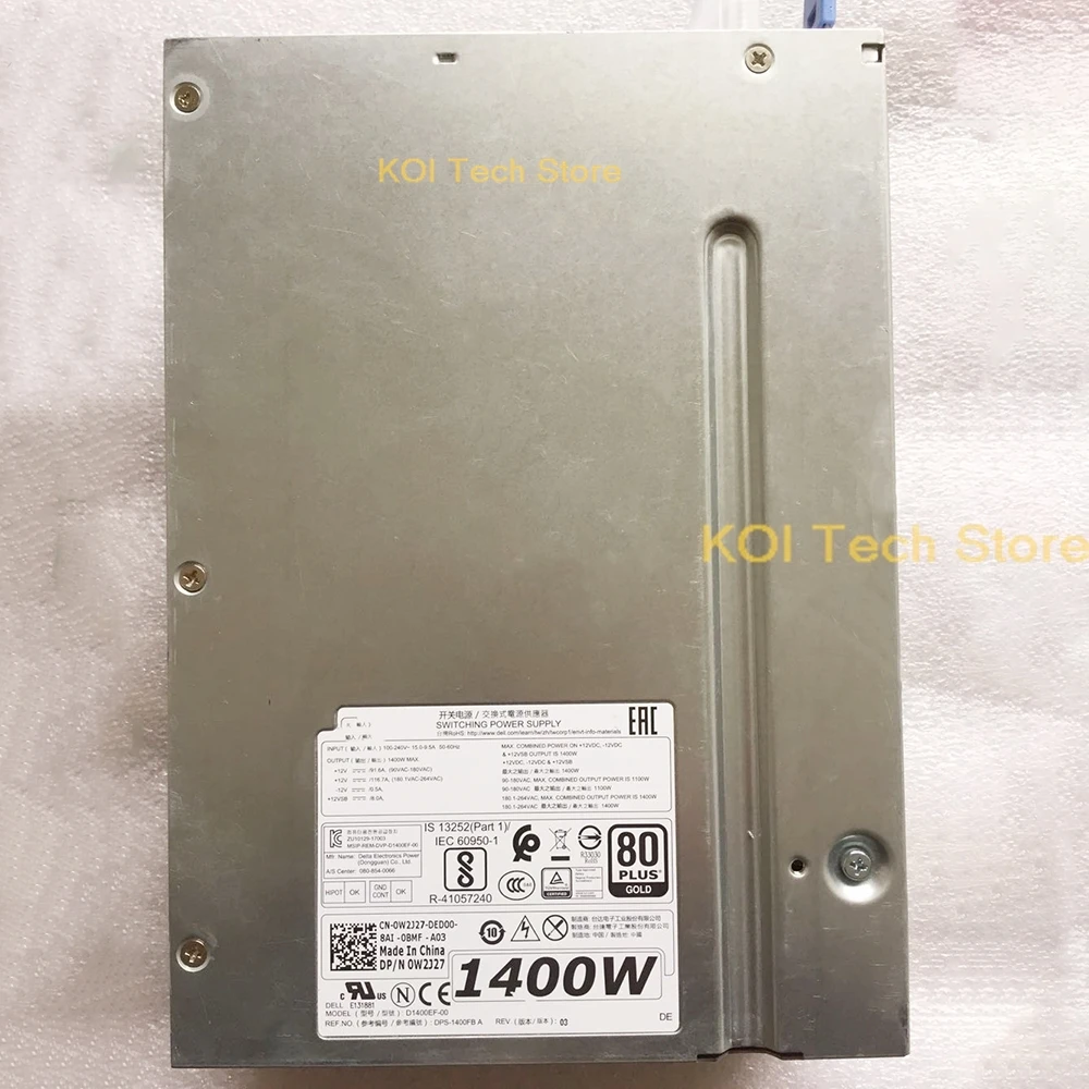 0W2J27 W2J27 For DELL T7920 Server Power Supply D1400EF-00 1400W