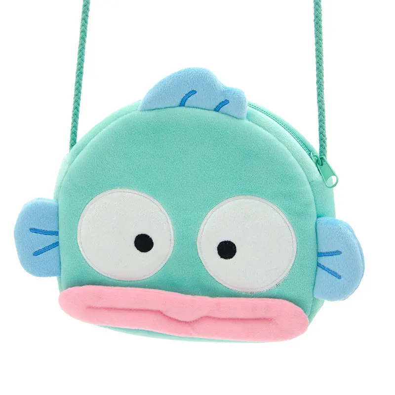 Sanrio Hangyodon Umhängetasche Rucksack Cartoon Kawaii Puppe Tasche Anime Lagerung Tasche Spielzeug Nette Schulter Tasche Für Mädchen Geburtstag Geschenke
