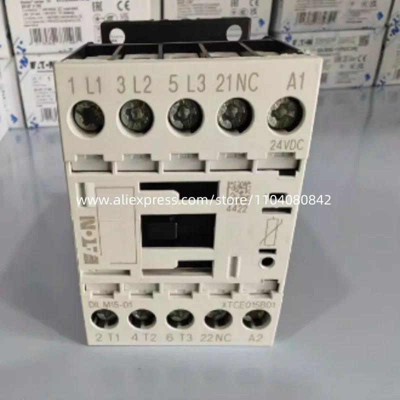 

Новый оригинальный контактор постоянного тока EATON DILM15-01(24VDC)