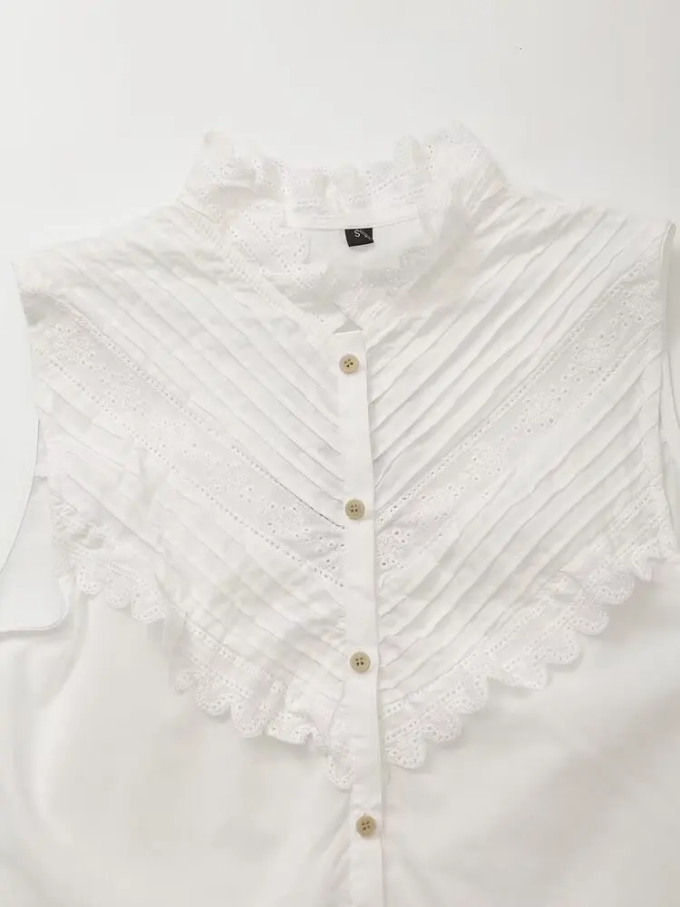 JNLEAOG Autumn New Women's Casual Svel Ruffle Trim Top Versatile Design Polyester Fiber ex Regular Length irt