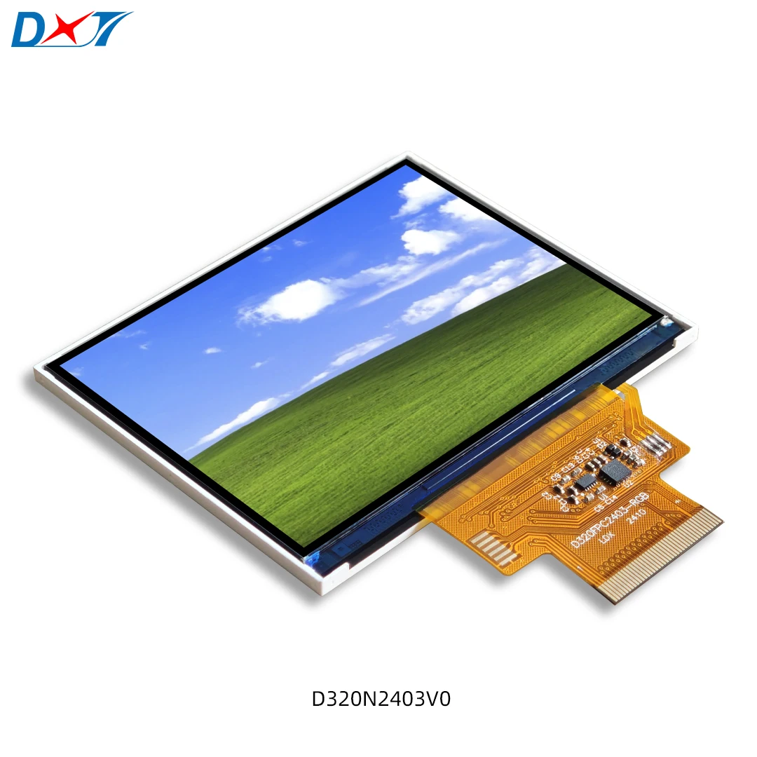 3.2 inch LCD display module resolution 1024*768 support RGB 24 bit interface TTL small size LCD module