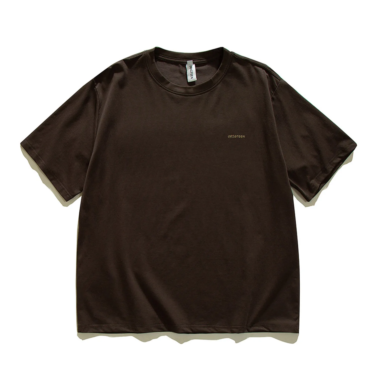 Summer Hand-painted Simple Pen Fun Print Round Neck Short Sleeved Casual Versatile T-shirt Men's